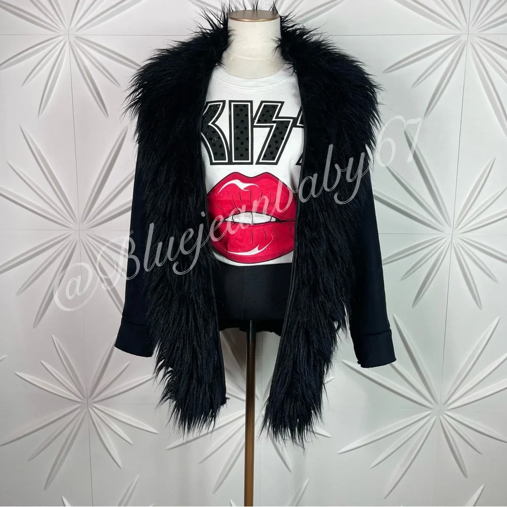 Penny Lane/Band Aid Almost Famous Faux Suede Coat